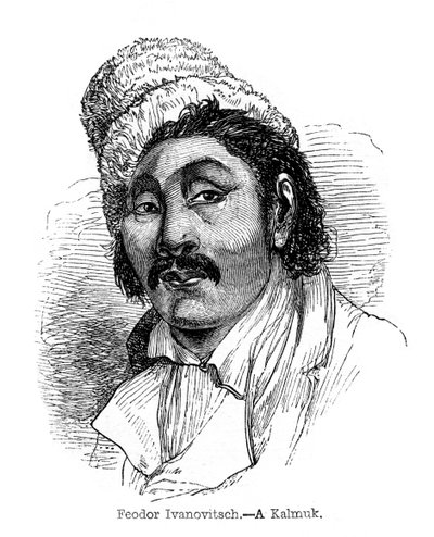 Feodor Ivanovitsch - Een Kalmuk, 1848 door Unbekannt