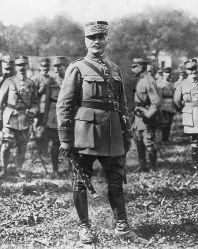 Ferdinand Foch, Franse generaal en Geallieerde Opperbevelhebber in de Eerste Wereldoorlog, 1918 door Unbekannt