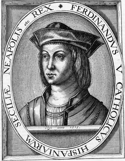Ferdinand II van Aragon, Koning van Spanje door Unbekannt