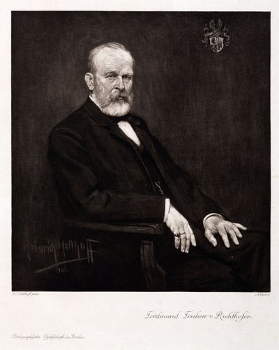 Ferdinand von Richthofen, Duitse geograaf en geoloog, ca. 1900 door Unbekannt