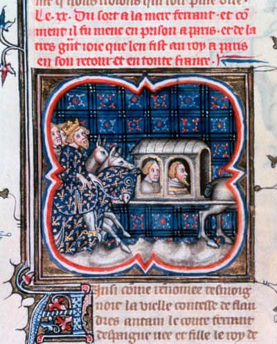 Fernando van Portugal gevangen genomen, ca. 1212 door Unbekannt