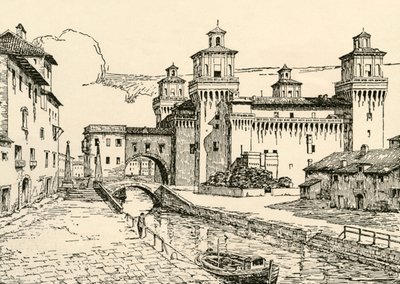 Ferrara: Het Hertogelijk Paleis, 1928 door Unbekannt