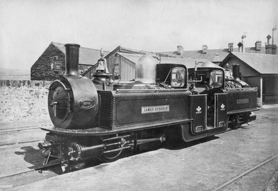 Ffestiniog Railway stoomlocomotief nr. 8 James Spooner, 1872 door Unbekannt
