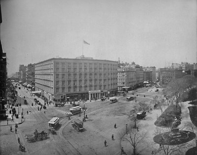 Fifth Avenue en Madison Square, New York, ca. 1897 door Unbekannt