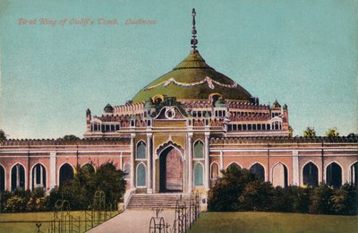 Graf van de eerste koning van Oudh. Lucknow, ca. 1900 door Unbekannt