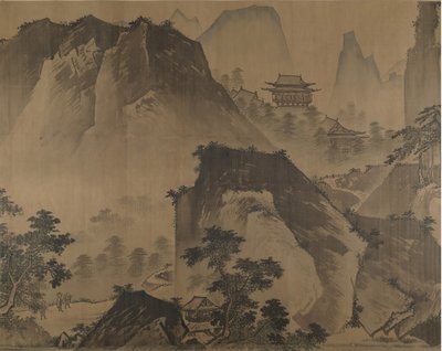 Eerste helft van Tienduizend Li van de Yangzi-rivier door Unbekannt