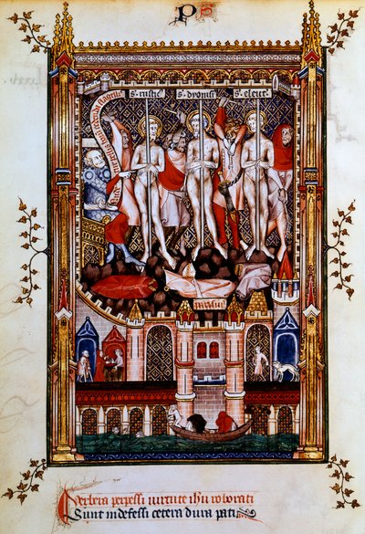 Geseling van St. Denis, St. Rustic en St. Eleutherius, 1317 door Unbekannt