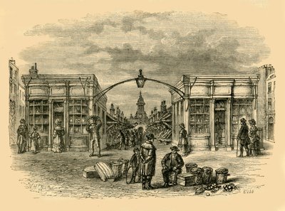 Vlootmarkt, c1872 door Unbekannt