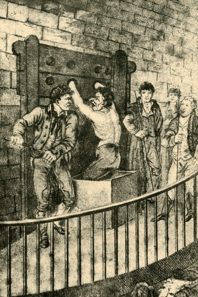 Geseling bij de Old Bailey, 1809, 1925 door Unbekannt