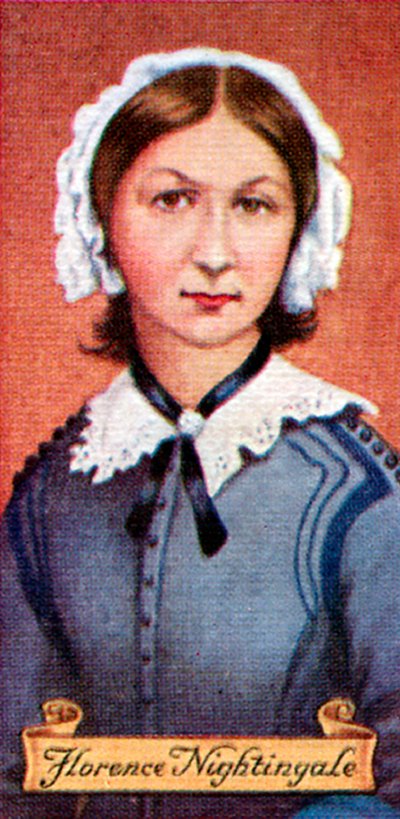 Florence Nightingale, uit een serie sigarettenkaartjes, 1935 door Unbekannt