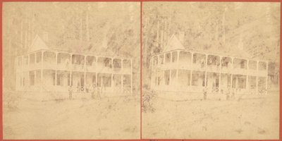Flume House, Santa Cruz Mountains, 1860s door Unbekannt