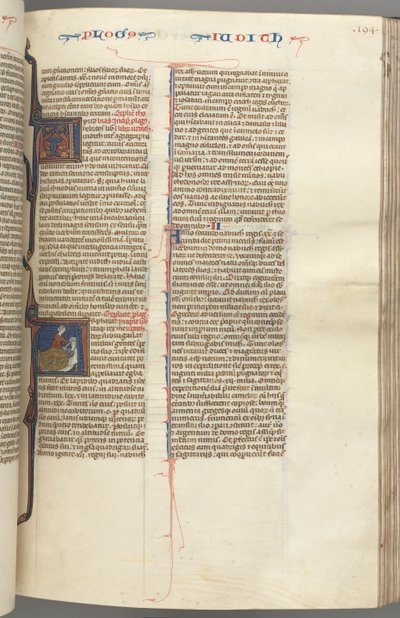 Fol. 194r, Judith, gehistorieerde initiaal A, Judith onthoofdt Holofernes door Unbekannt