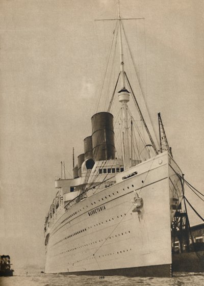 Voormalige Koningin van de Oceaan, R.M.S. Mauretania van de Cunard White Star Line, 1936 door Unbekannt