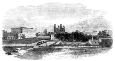 Fort Kerk en Zuidkazerne, Calcutta, India, 1870 door Unbekannt