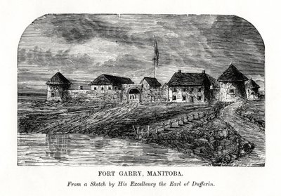 Fort Garry, Manitoba, Canada, eind 19e eeuw door Unbekannt