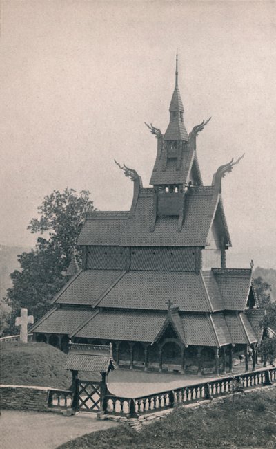 Fortun houten kerk, 1914 door Unbekannt