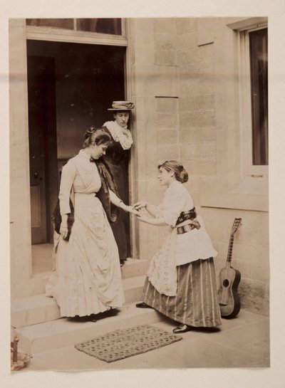 Waarzegger, circa 1895 door Unbekannt