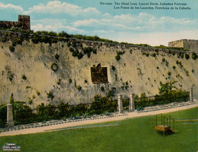 Foso de los Laureles en La Cabana Fort, Havana, Cuba, c1920 door Unbekannt
