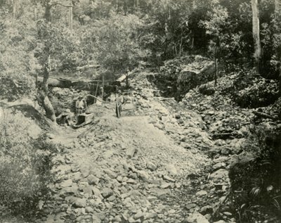 Zoekers aan het werk, 1901 door Unbekannt