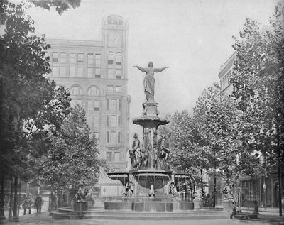 Fountain Square, Cincinnati, Ohio, ca. 1897 door Unbekannt