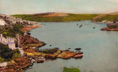 Fowey Haven vanaf het Kasteel, ca. 1930 door Unbekannt
