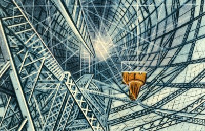 Frame van een zeppelin, 1932 door Unbekannt