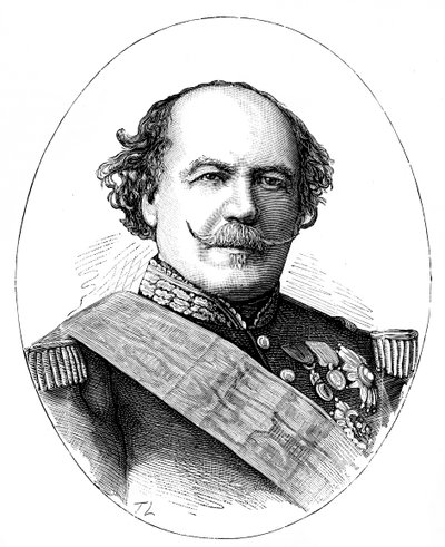 François Certain Canrobert, generaal en maarschalk van Frankrijk door Unbekannt