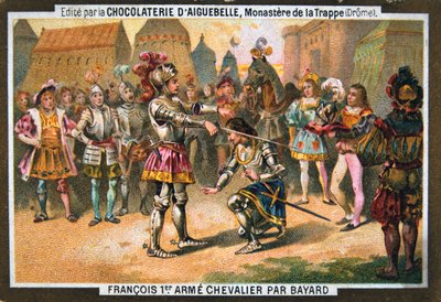 Francois I creëert ridder bij Bayard, 1515, 19e eeuw door Unbekannt