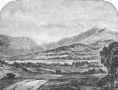 Franconia Bergen, vanuit Thornton, 1883 door Unbekannt