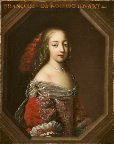 Françoise-Athénaïs de Rochechouart, markiezin de Montespan 1640-1707, ca. 1665 door Unbekannt