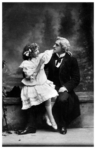 Fred D Daviss en Flossie Hale Daviss, acteurs, ca. 1890-1919 door Unbekannt