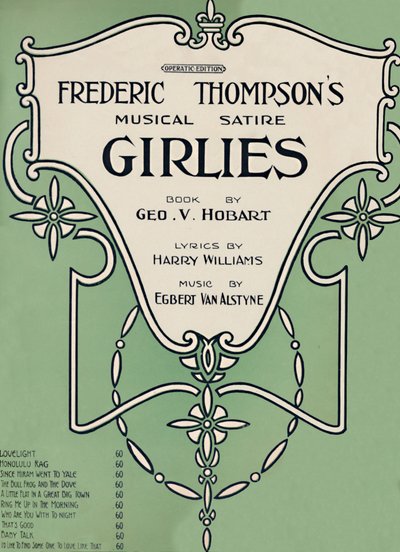 Frederic Thompsons Muzikale Satire Girlies, 1911 door Unbekannt