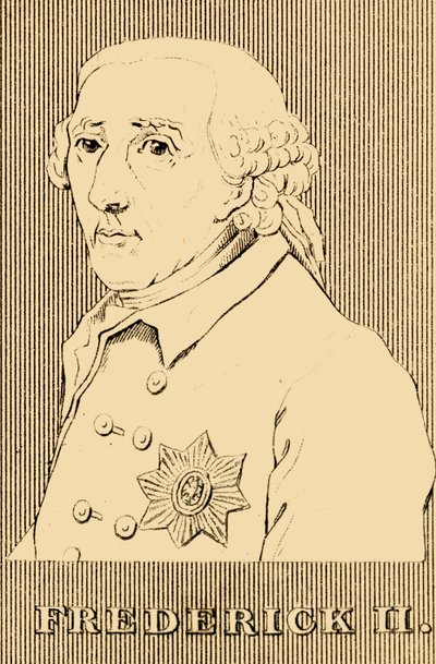 Frederik II, 1712-1786, 1830 door Unbekannt