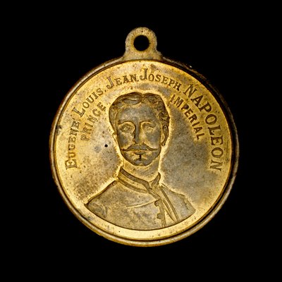 Franse medaille met afbeelding van Prins Imperial Eugene Louis Jean Joseph Napoleon door Unbekannt