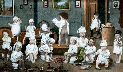 Franse Ansichtkaart, ca. 1900 door Unbekannt