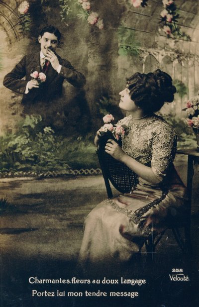 Franse ansichtkaart, ca. 1900 door Unbekannt