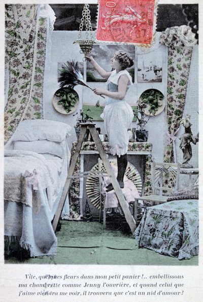 Franse ansichtkaart, ca. 1900 door Unbekannt