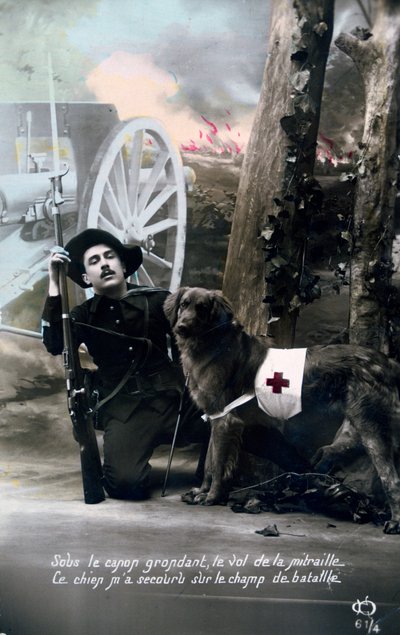 Franse WWI ansichtkaart, 1914-1918 door Unbekannt