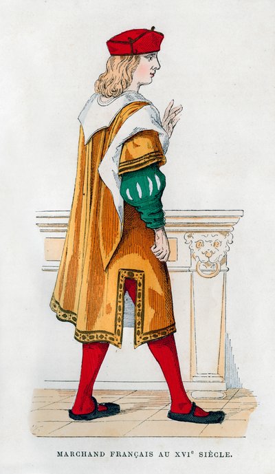 Franse koopman uit de 16e eeuw, 1882-1884 door Unbekannt