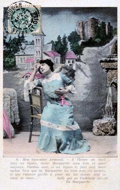 Franse ansichtkaart, ca. 1900 door Unbekannt