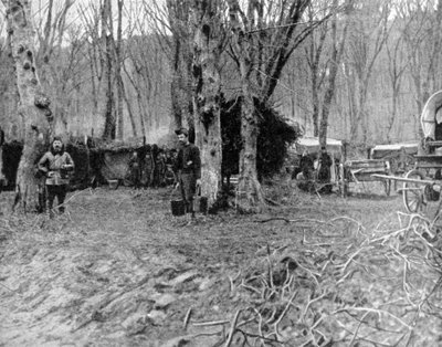 Franse rustplaats en soepkeuken achter de linies, Eerste Wereldoorlog, 1915 door Unbekannt