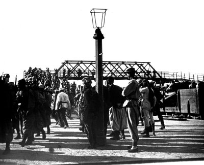 Franse troepen, Tientsin, China, 1900 door Unbekannt