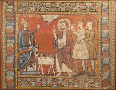 Fresco met wonder van de juwelen, late 13e- vroege 14e eeuw door Unbekannt
