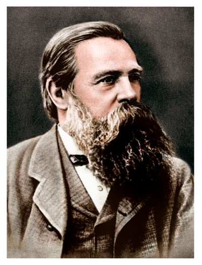 Friedrich Engels, Duitse socialist en medewerker en supporter van Karl Marx, 1879 door Unbekannt