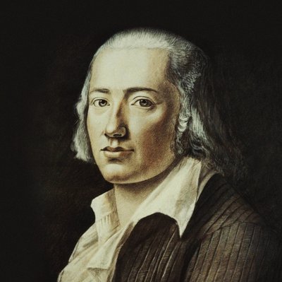 Friedrich Hölderlin 1770-1843 na Franz Karl Hiemer door Unbekannt