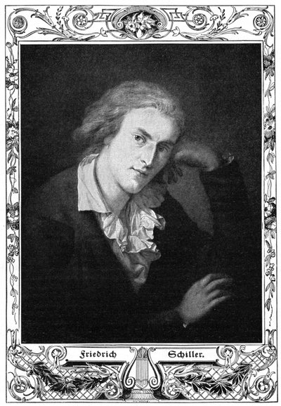 Friedrich Schiller, Duitse dichter, filosoof, historicus en dramaturg door Unbekannt
