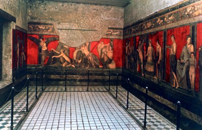 Fries van de Villa van de Mysteriën, Pompeii door Unbekannt