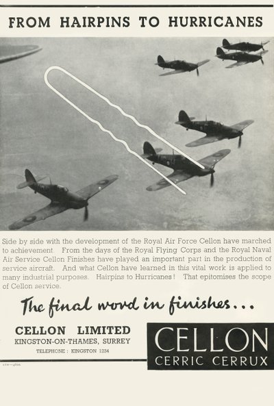 Van haarspelden tot orkanen - Cellon Limited, 1941 door Unbekannt