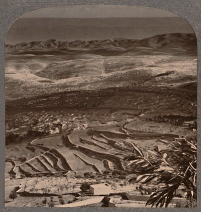 Van Olivet naar de Dode Zee, over 40 mijl woestenij, ca. 1900 door Unbekannt