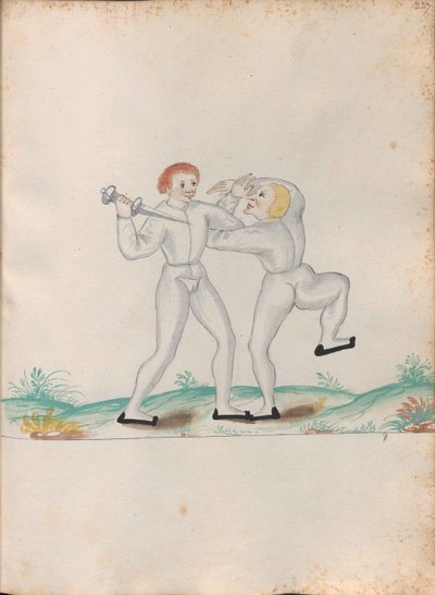 Uit Schemata varia artis athleticae et gladiatoriae (Diagrammen van verschillende atletische en gladiatoriale kunsten) door Unbekannt